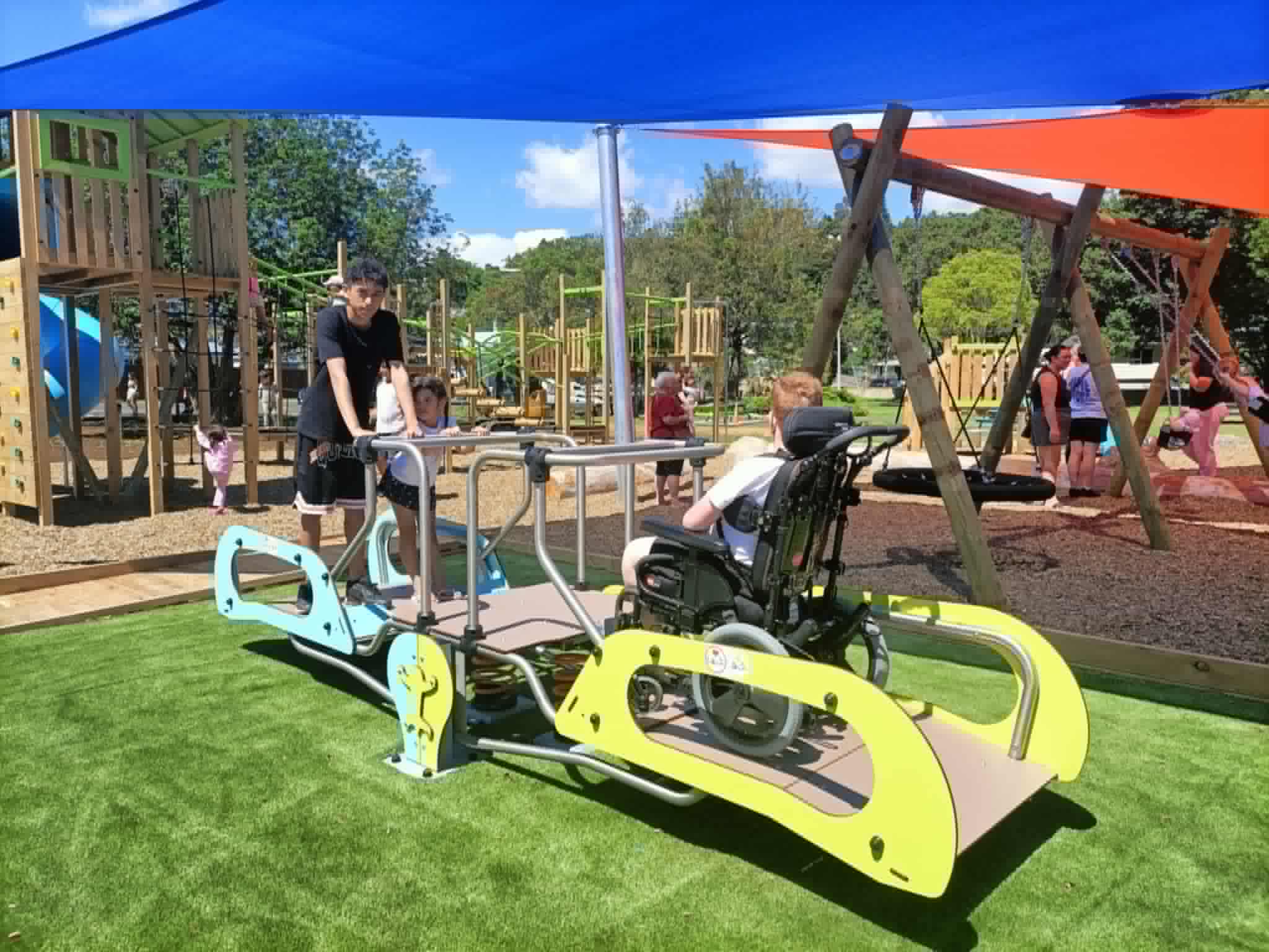 This seesaw isn't just accessible — it's inclusive.